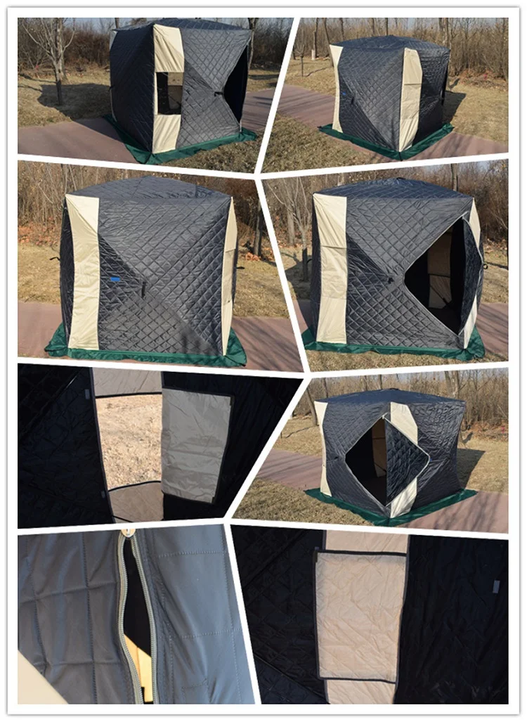 Fishing tent detail.