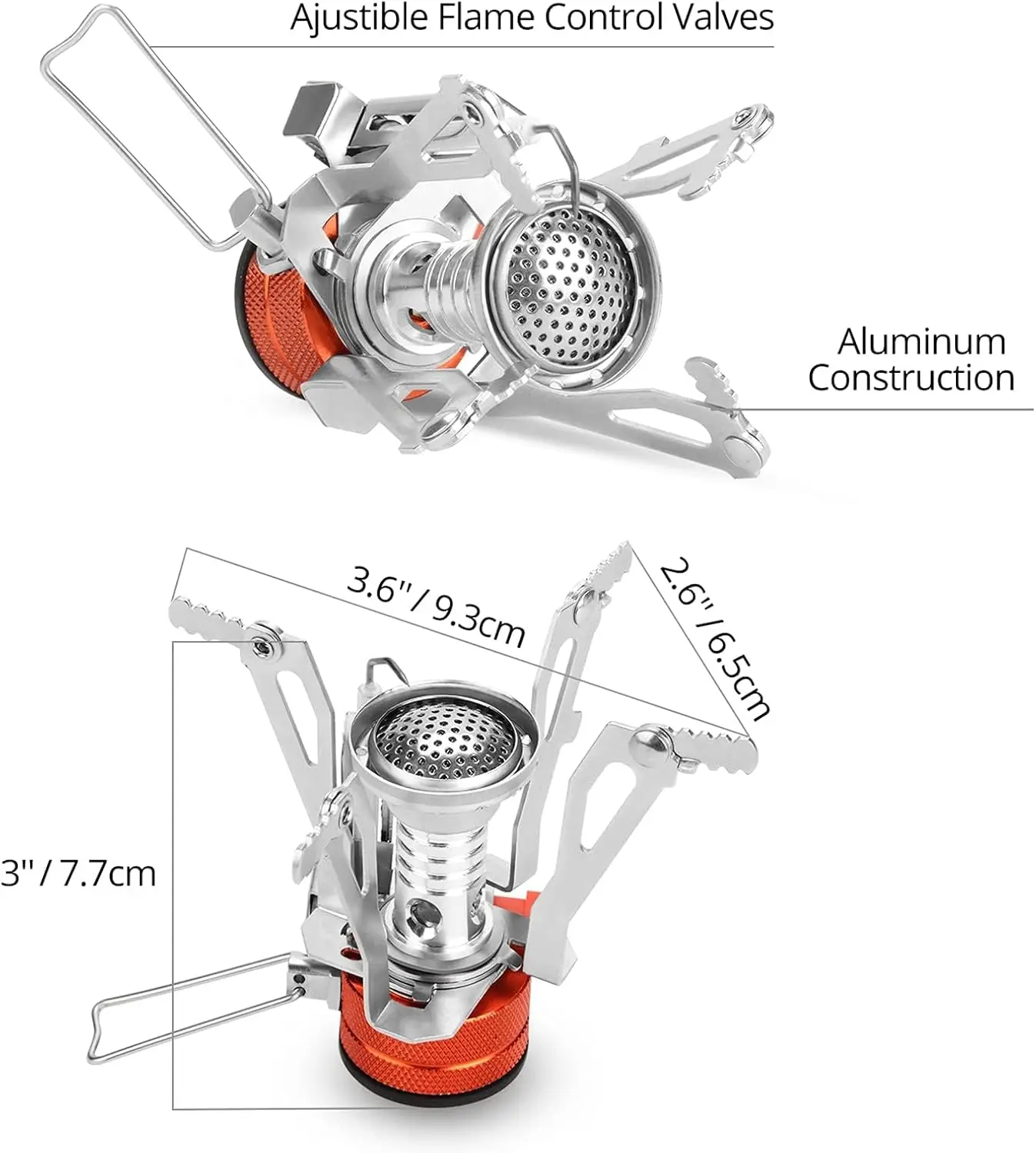 Portable Camping Stove, Hiking Stove, Pocket Stove, Mini Camp Stove, Compact Wind Resistant Camping Stove for Backpacking manufacture