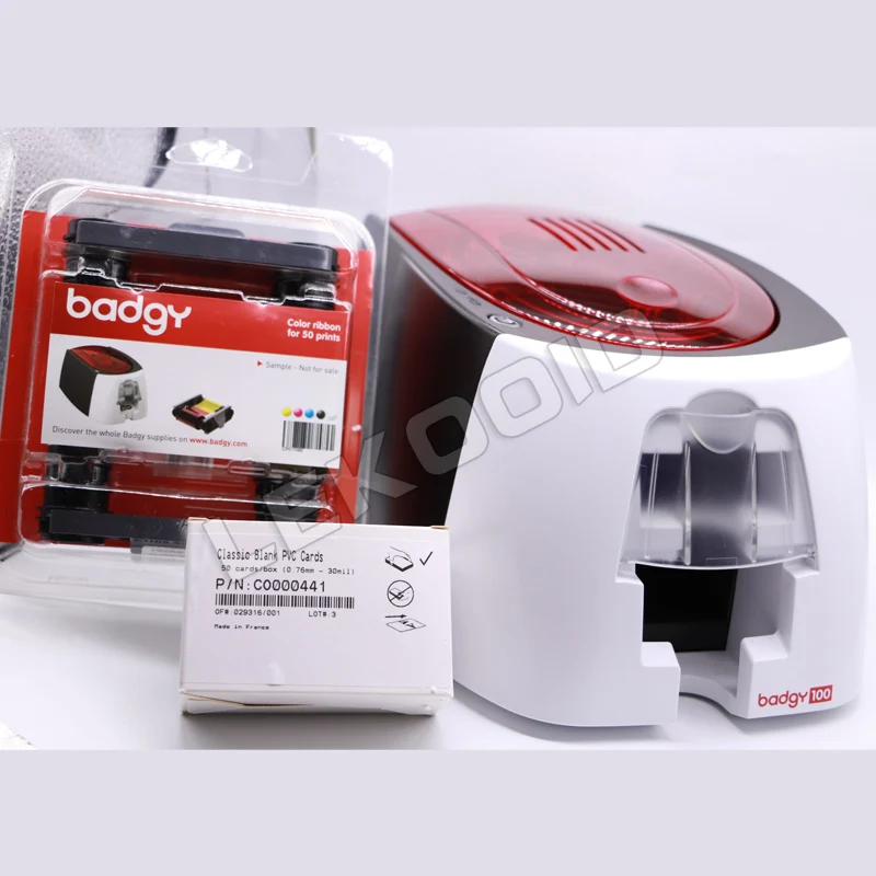 Portable Evolis Badgy100 Pvc Card Printer Buy Evolis Badge 200