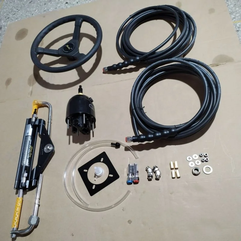 150hp Hydraulic Outboard Steering Kit Boat Marine System With Hydraulic