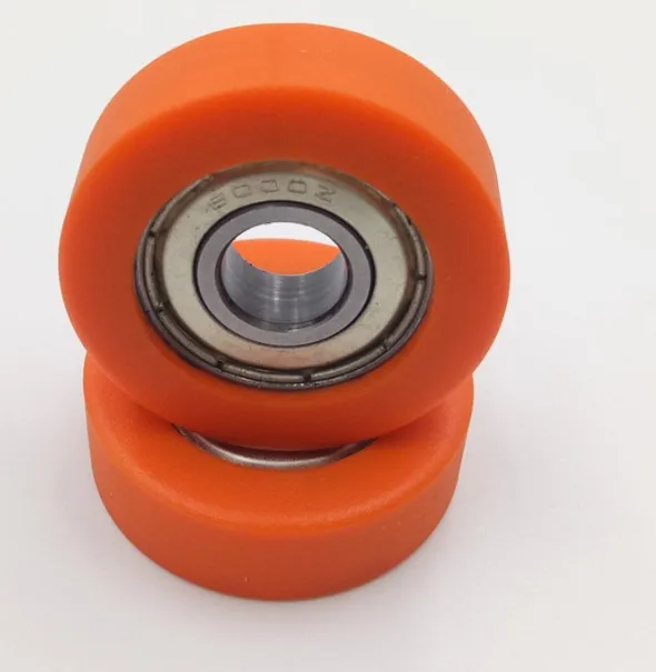 Pom Nylon Pu Plastic Bearing 6000zz Pu Rubber Coated Ball Bearings