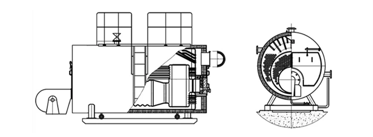 photo of Greenhouse Use Industrial Gas Oil Fired Hot Water Heater Boiler
