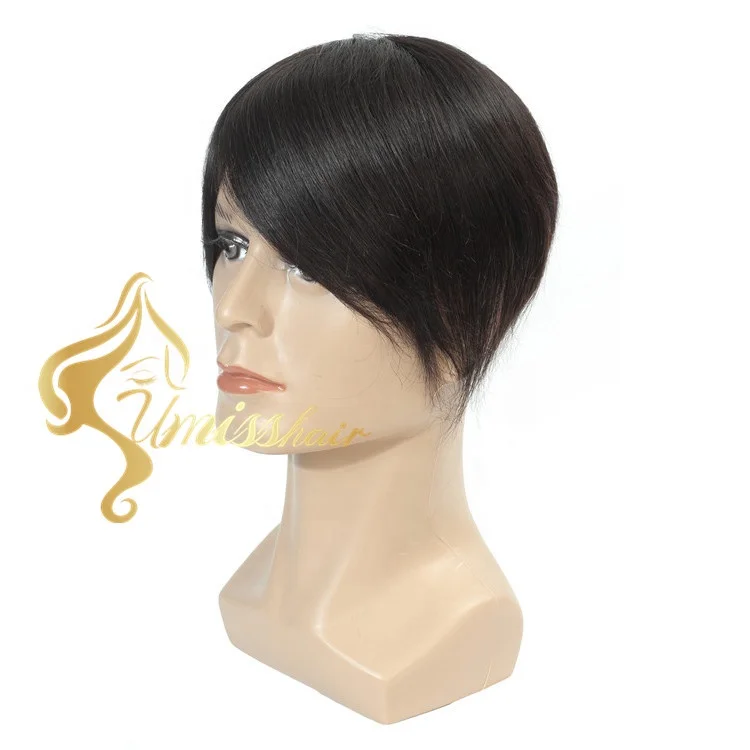 Popular Brazilian Hair Toupee Human Hair Men Ultra-Thin Skin Swiss Lace 0.02-0.03mm V-looped Brazilian Hair