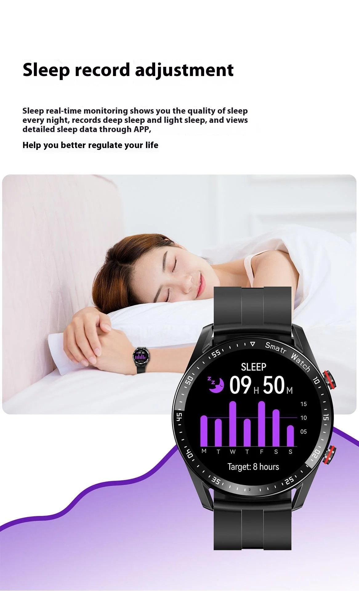 Smart Watch Business BT Call Answering Fitness Tracker IOS Waterproof