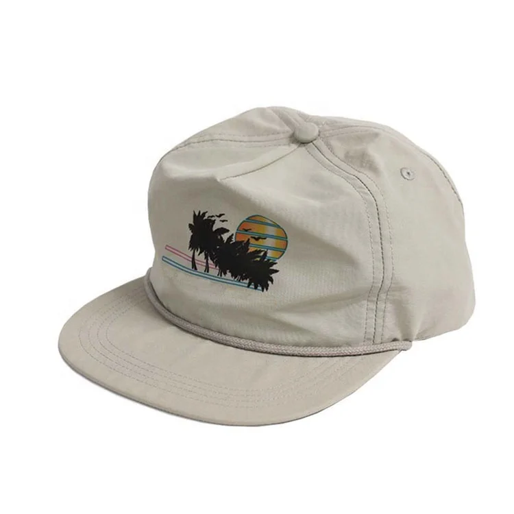 Custom Unstructured 5 Panel Blank Plain Rope Snapback Hat Buy Blank