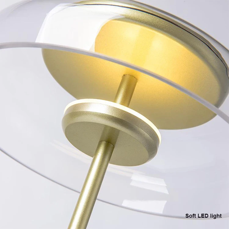 Fashion decoration wall light led indoor use glass wall lamp modern indoor gold wall lamp for hotel and house use