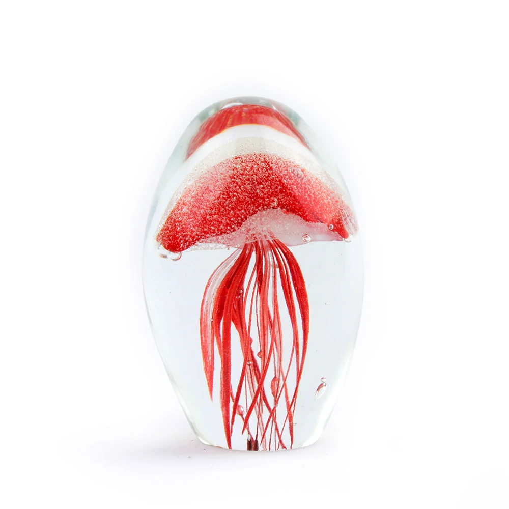 Murano Glass Crystal Craft Decorative Jellyfish Paperweight Buy