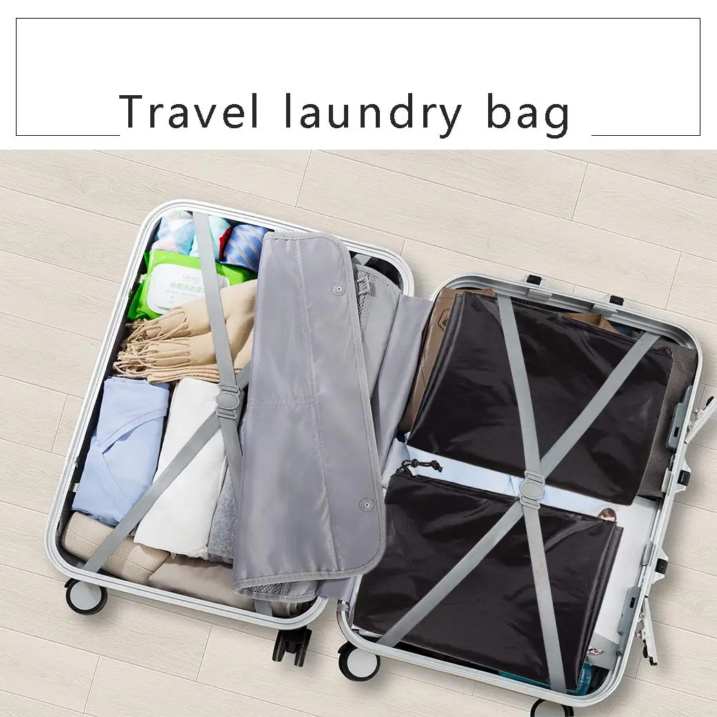 Custom Xl Nylon Non Woven Heavy Duty Hotel Travel Drawstring Wash