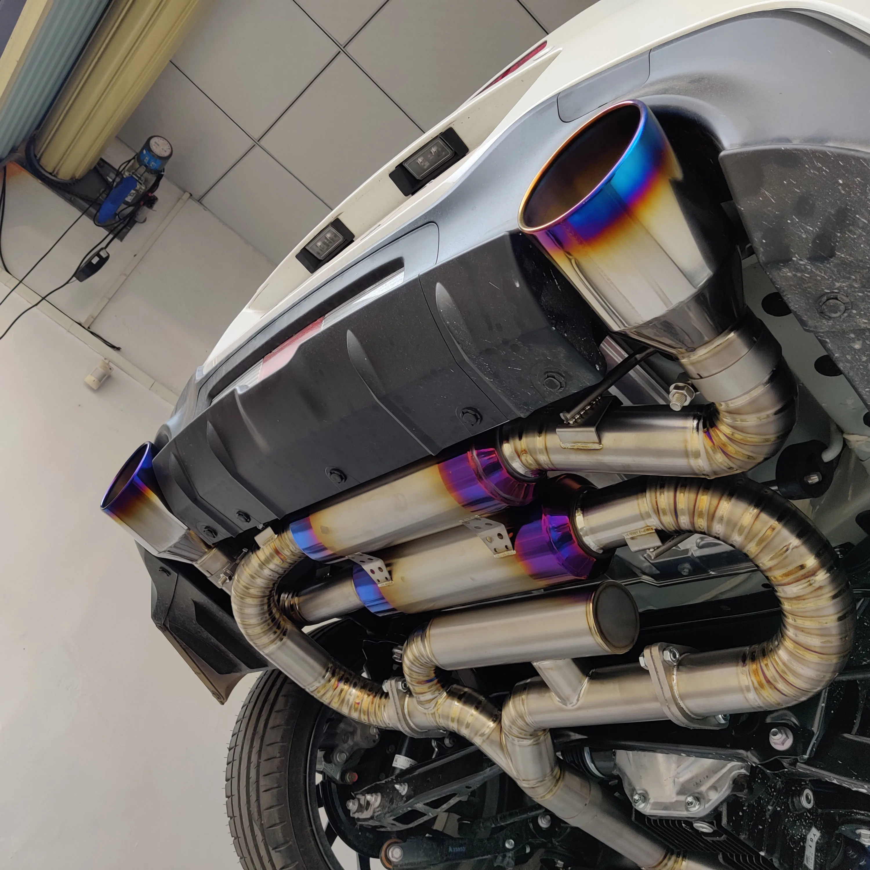 Exhaust Pipe Expander Turbo Manifold Titanium Alloy Power System For