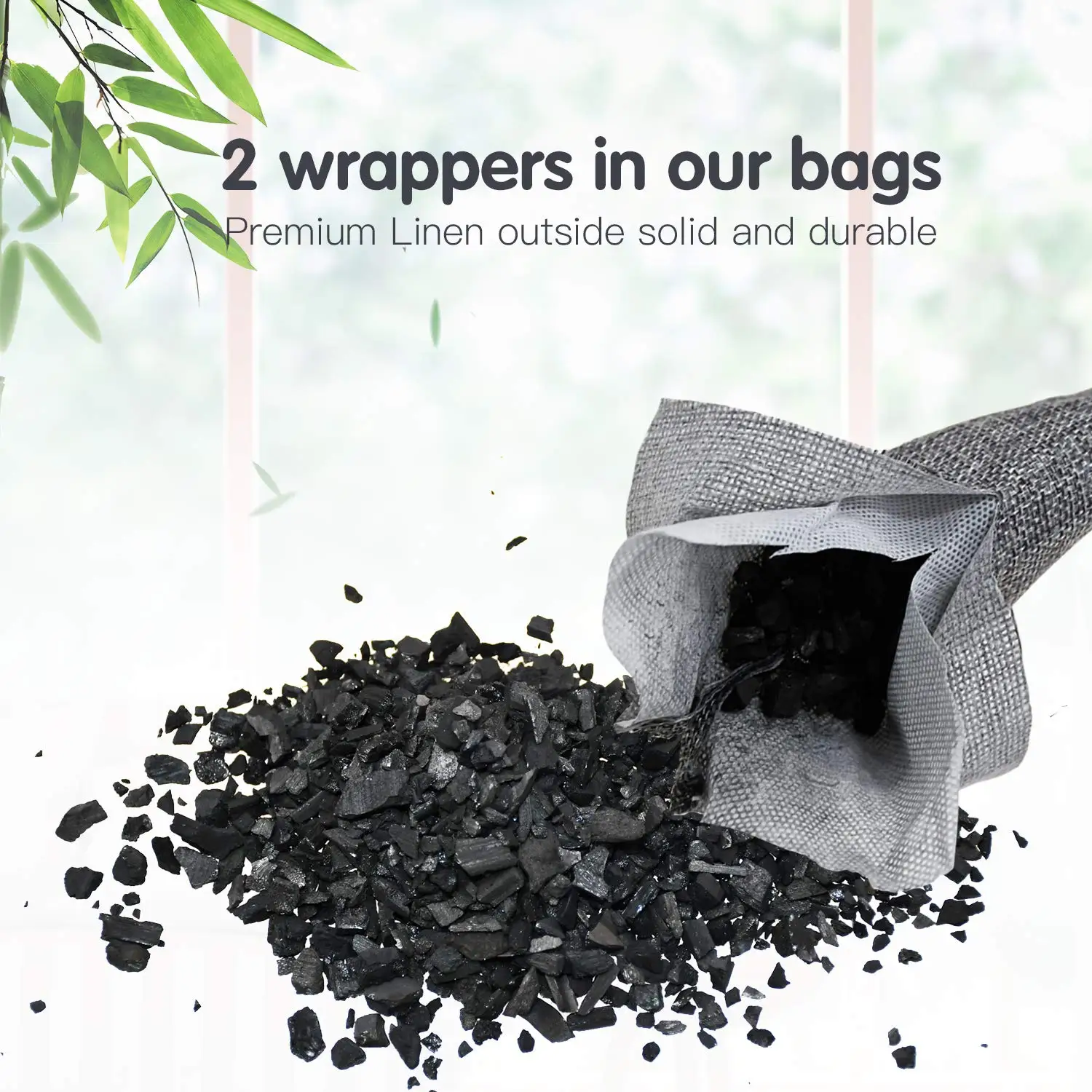 Legreen Bamboo Charcoal Bag For Home Car Odor Absorber Bags Shoes