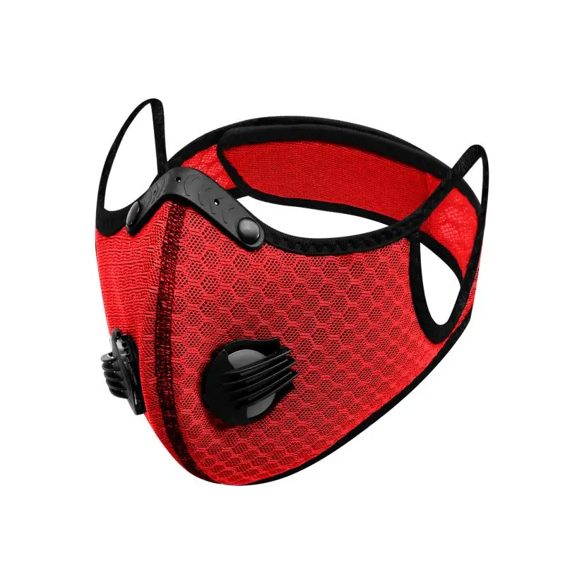 Dust maskes with Filter 2 Valves,Replaceable Activated Carbon Filters Maskes Sports Face Maskes for Running, Cycling, Motorbikes - KingCare | KingCare.net