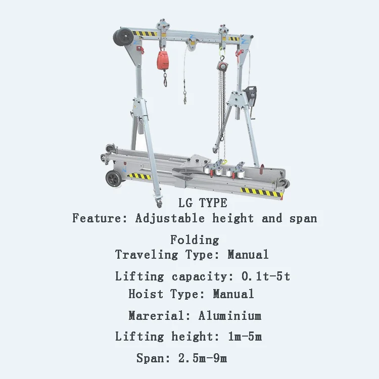 adjustable gantry crane 