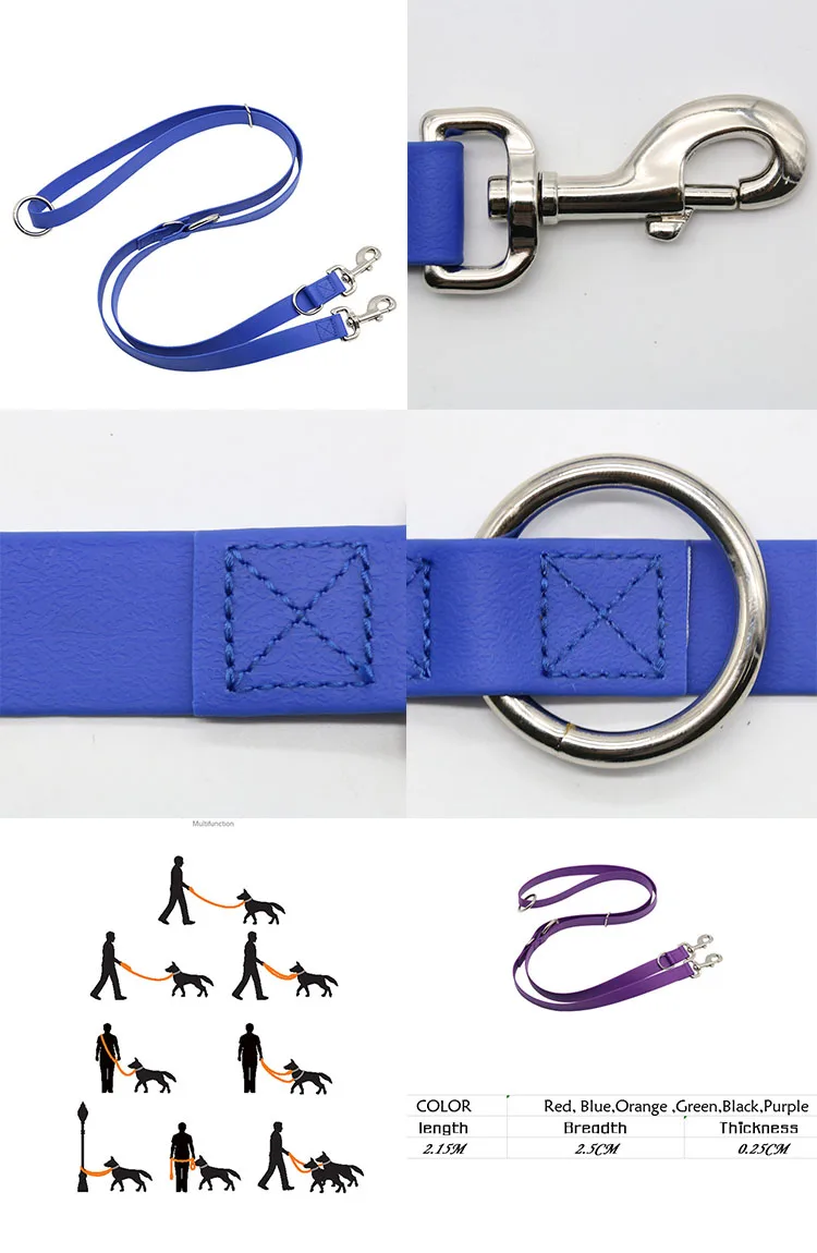 Wholesale Flexible Safety Large Hunting Dog Silicone Collar And Leash