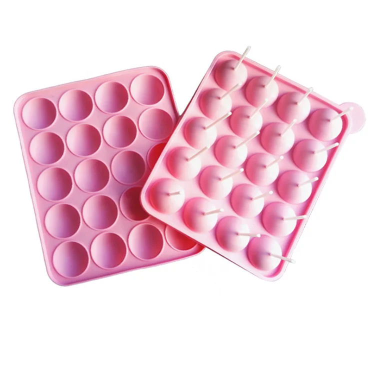 20 Cavities Custom 3d Lollipop Chocolate Hard Candy Mold Gummy Mold