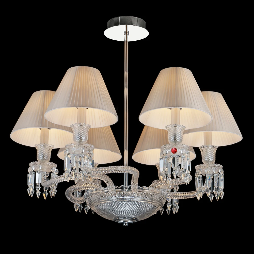 China high quality baccarat pendant light hotel chandelier luxury