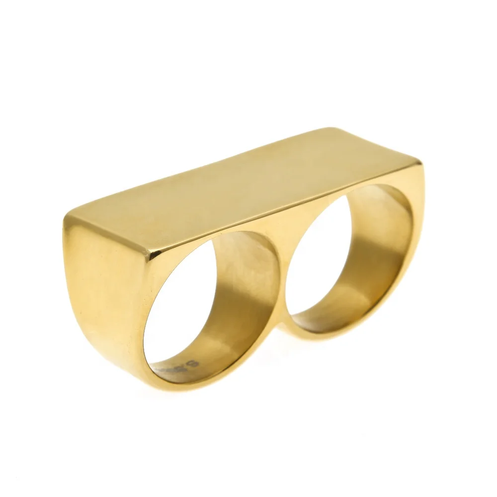 Mens two clearance finger ring