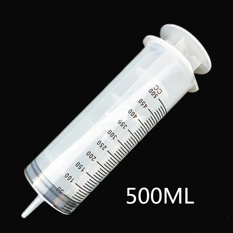 500ml Large Plastic Syringes For Labs Hydroponics Pets Cubs Nutrient