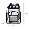 New Transparent School Bags For Teenage Girls Women Clear PVC Backpack Large Capacity Student Backpack Fashion Bookbag