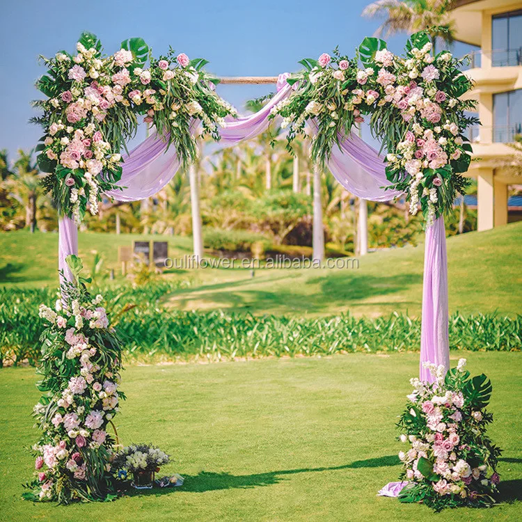 Z1431 Fast Delivery Artificial Flower Wedding Arch For Wedding Decoration Buy Artificial