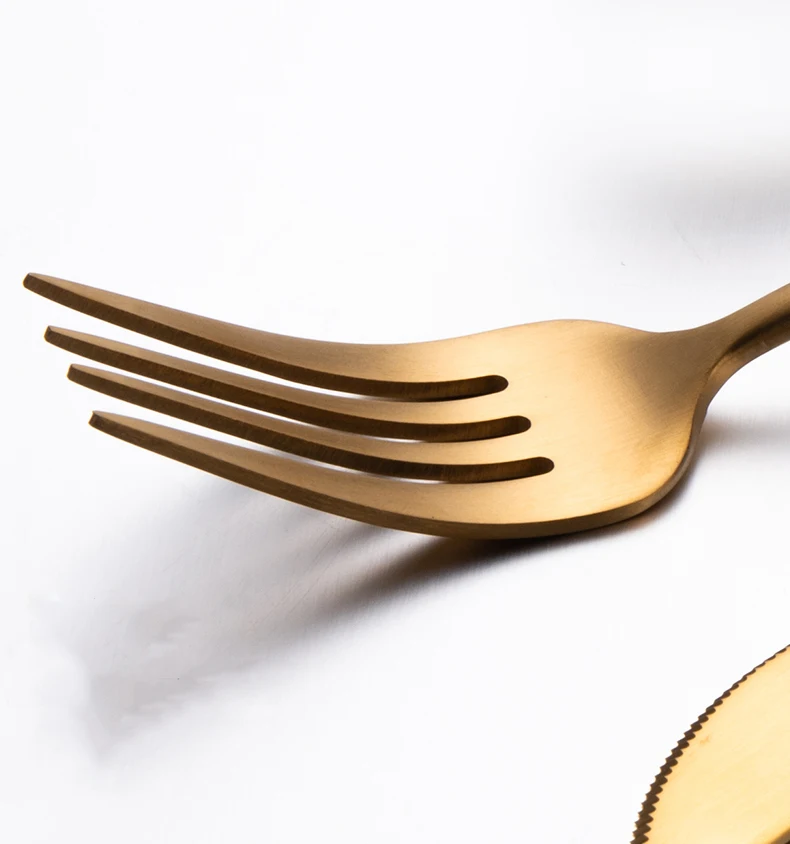 Luxury Matte Gold Cutlery With High Quality Stainless Steel Buy Luxury Portuguese Flatware