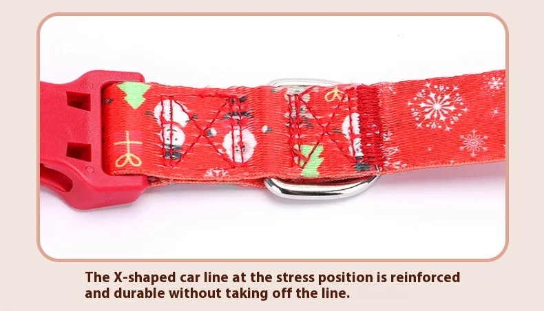 Pet Dog Holiday Christmas Collar