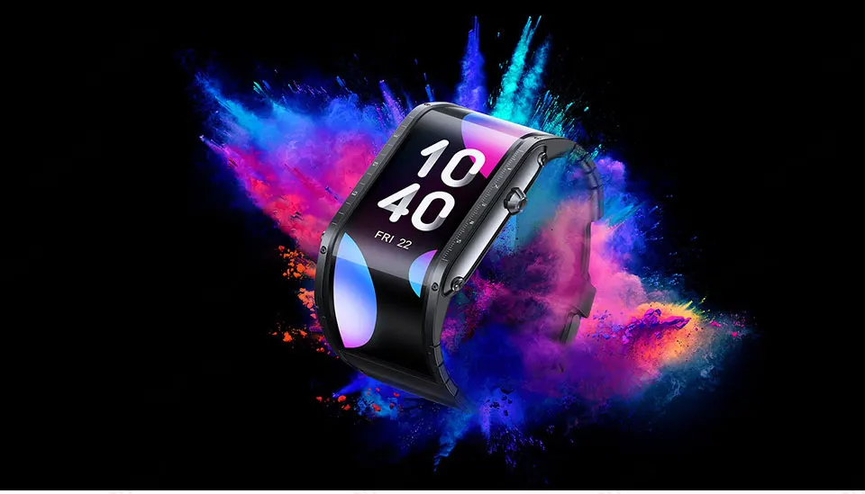 Chinese version New Original Nubia Smart Watch Cell phone foldable flexible  display 4.01inch OLED Smartband e-sim function| Alibaba.com