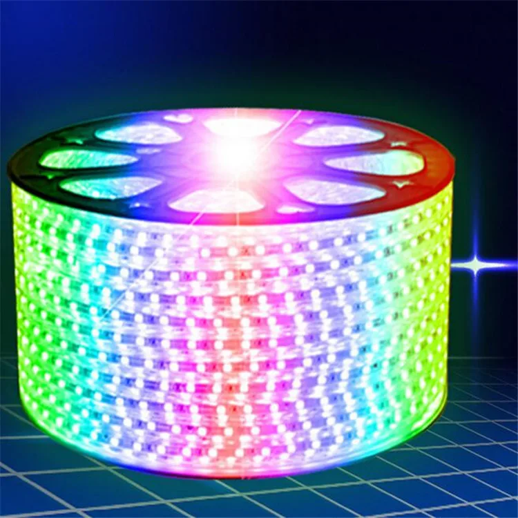 Color changing 220v home decoration 5730 220v rope RGB waterproof 5050 smd led strip light