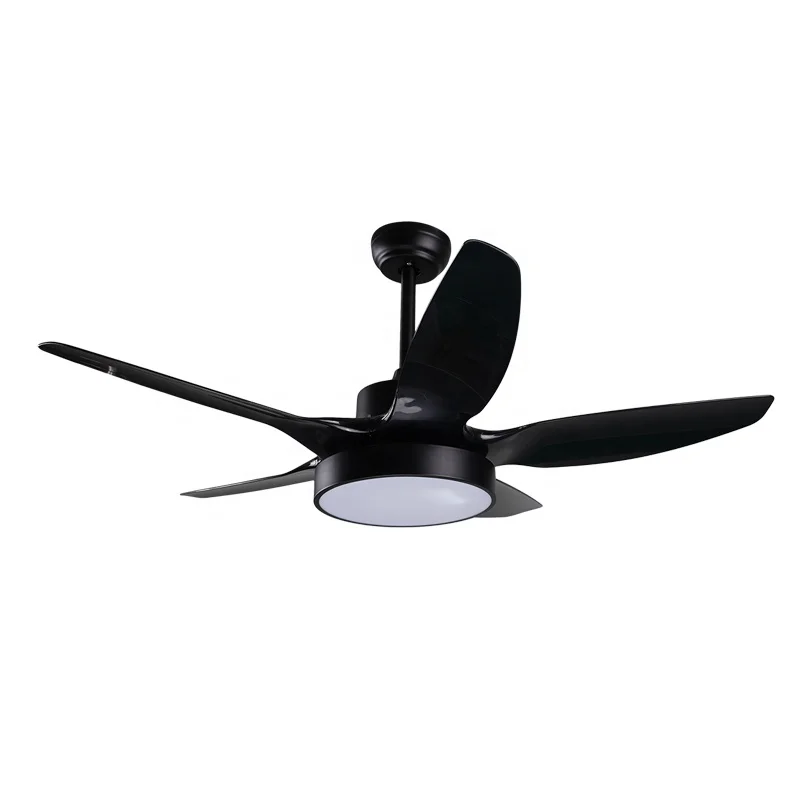 Guangdong brand black industrial kitchen big 56 inch fan DC rotor ceiling led lamp