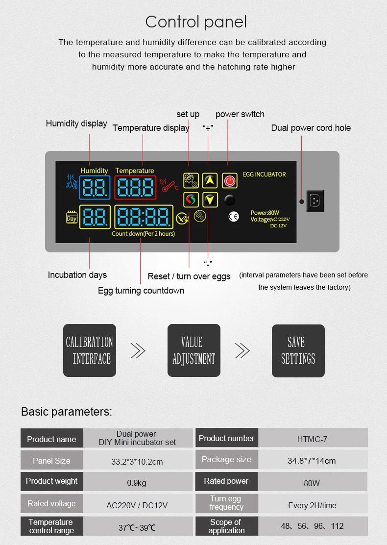 Wholesale Automatic Diy Mini Incubator Accessory Kit For Incubator