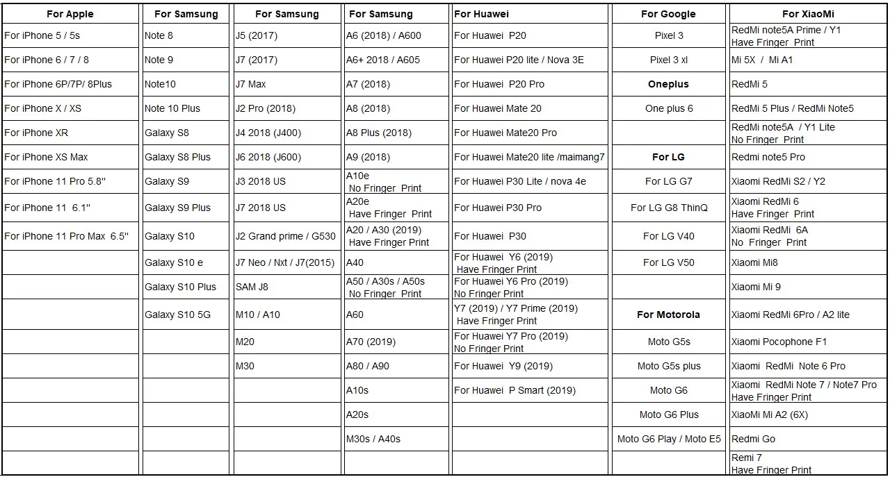 For iPhone 11 Pro Max Case Crystal Shockproof Phone Cover Case Blank TPU + PC Clear Phone Case