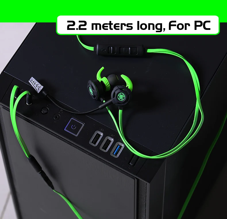 PLEXTONE G30 3.5mm PC Gaming Computer Headphones In-Ear Stereo Bass Noise Cancelling Earphone with Mic for Gamer Sport Earphone - ANKUX.COM