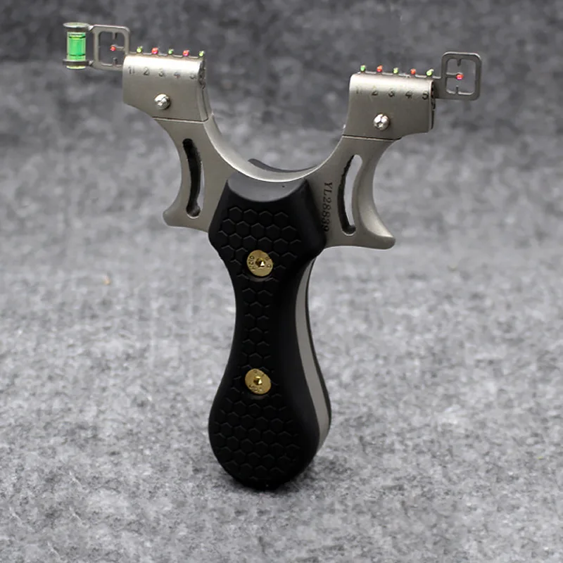 Black Dragon Strong Rubber Band Precision Fast Pressure Slingshot Toy Stainless Steel Free Flat Leather for Kids