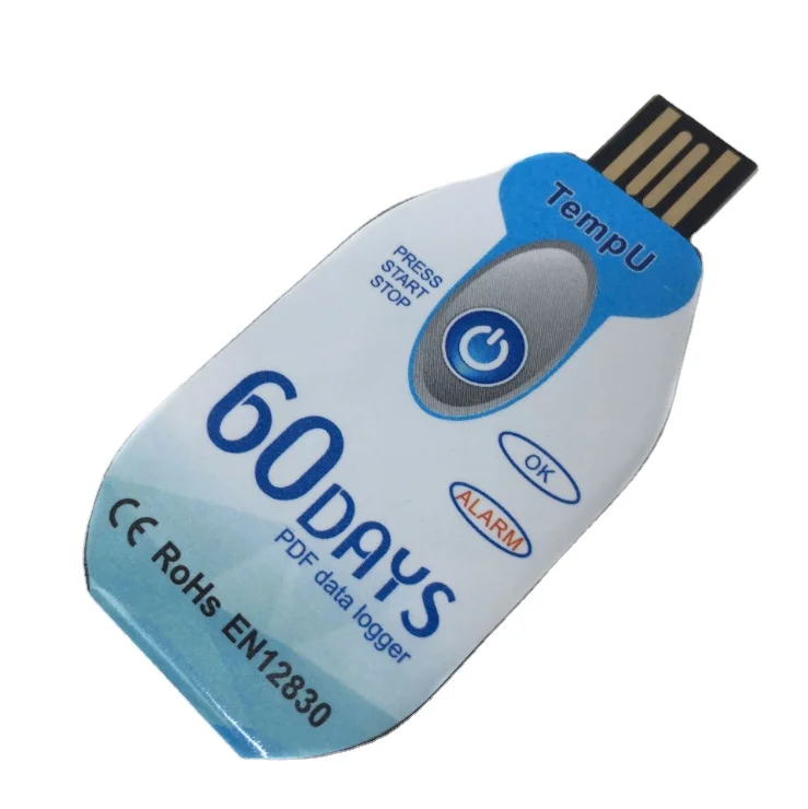 PDF USB Temperature Data Logger Single Use Temperature Recorder Freezer Temperature Data Logger 10,000 Points Accurate Temperature Temp U Humidity Sensor 