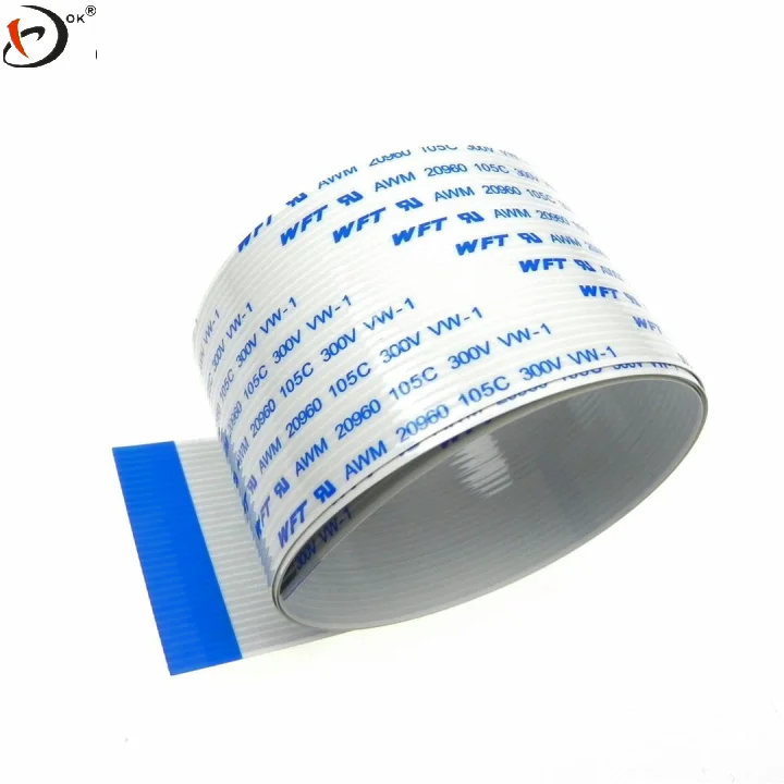 Câble Ruban Flexible 40 Pins - Pas 0.5mm, AWM 20624 80C 60V VW-1, Origine Allemagne