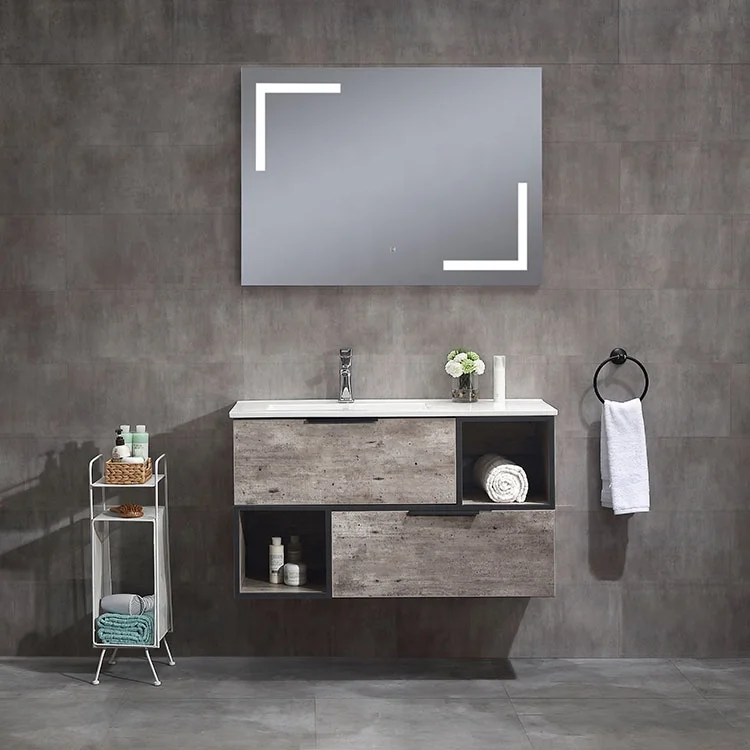 Hot Sale European Style Oem Design Wall Mounted Bathroom Furniture