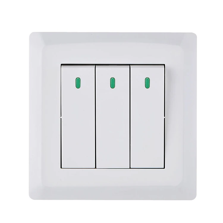 VNX Wall Switch PC White 4gang Electrical Switch