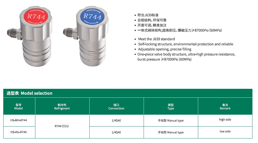 Заправка r744. Со2 или r744. SHF-T four-ways Valves for r744. CSV service Valves for r744.