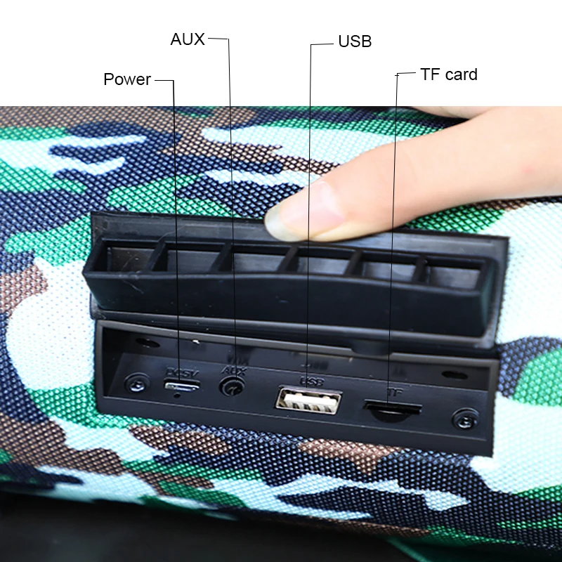 China factory supplied top quality portable wireless bluetooths speaker with microphone - ANKUX.COM