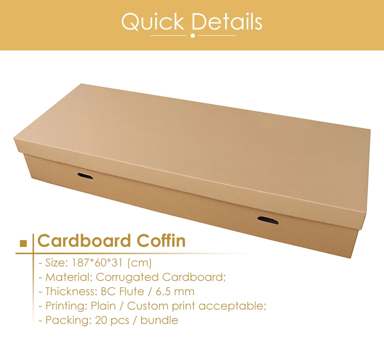 High Quality Cardboard Cremation Casket With Good Price Cardboard