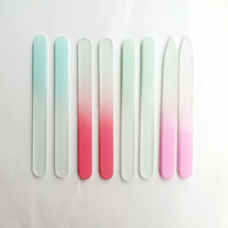 product wholesale price costume logo colorful glass nail file crystal glass nail file-5
