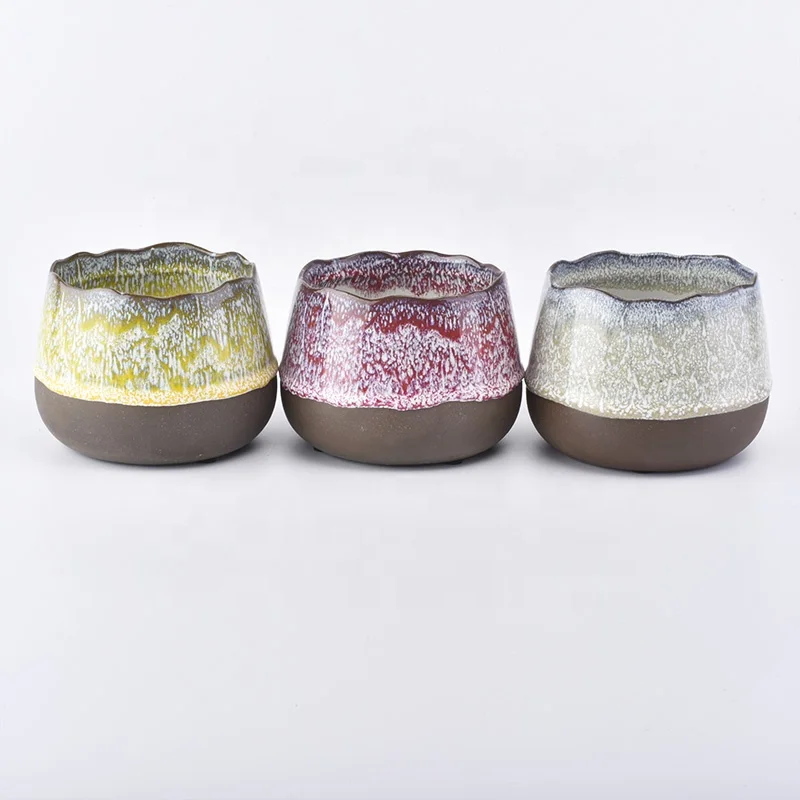 Ceramic Candle Holders Candle Vessels for Home Decor