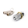 Diameter 19mm zinc alloy die-casting steering column 3x3 9 keys membrane spst a series key switch lock key