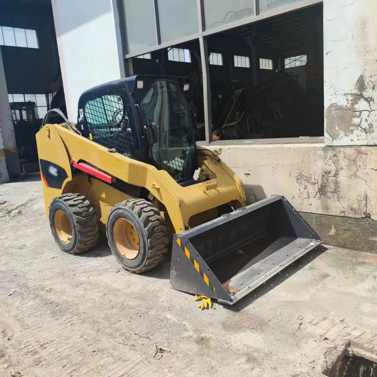 Good Condition Used Mini Skid Steer Loader Cat 246c 246d Skid Steer