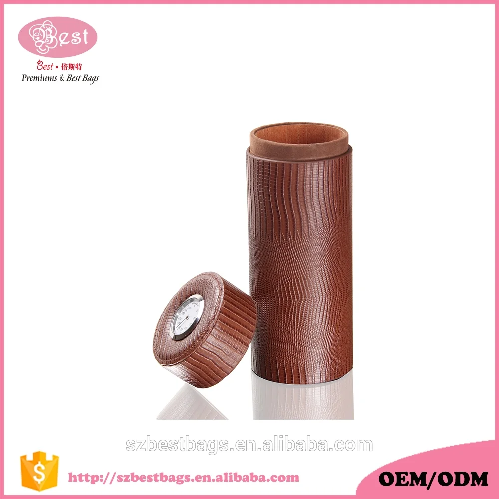 cigar cutter with leather case