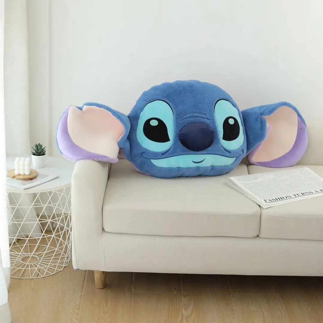 Soft Kawaii Stich Double Sides Pillow Cover Bolster Cushion Bolster ...