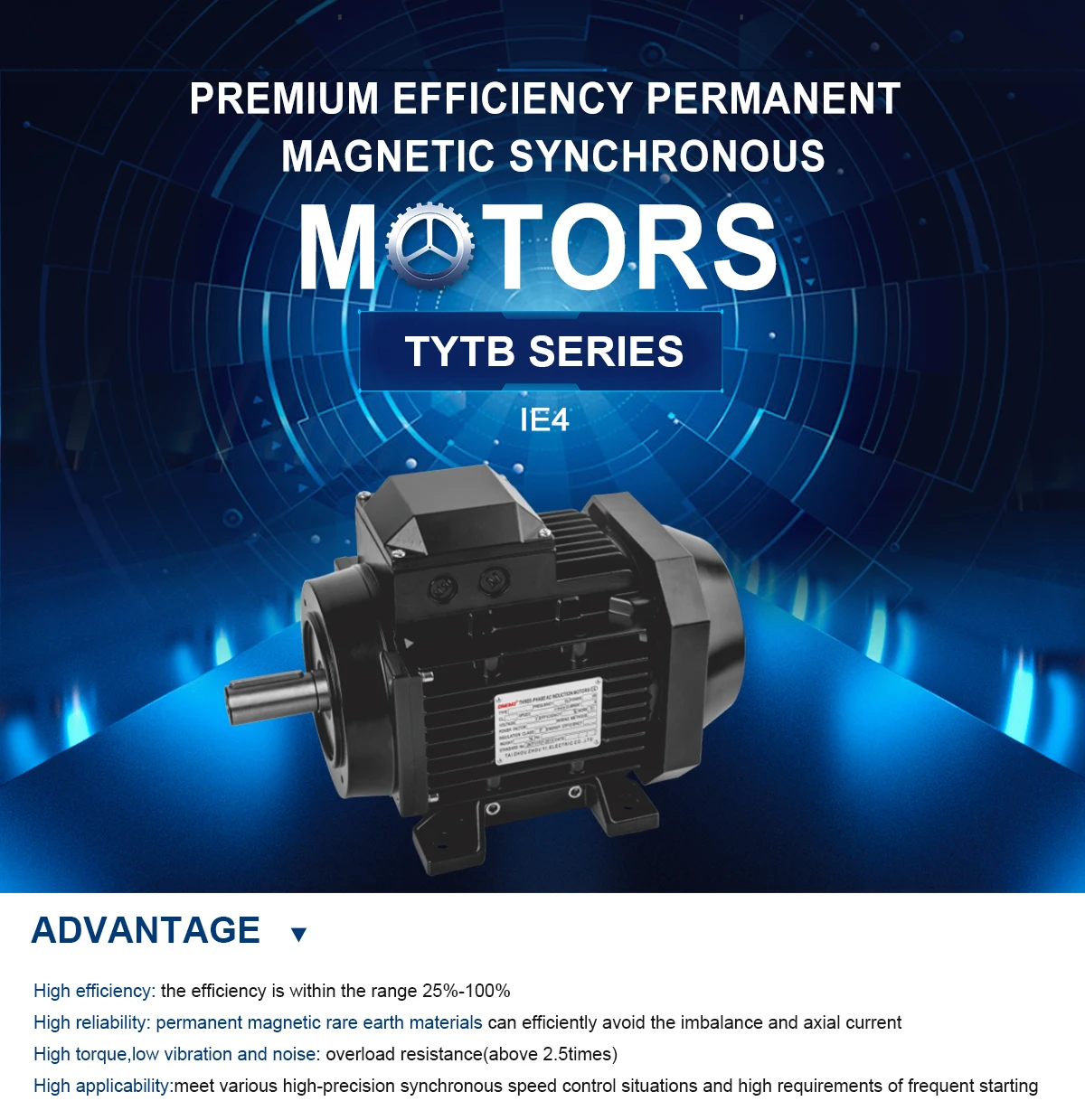 Tytb160l2 Free Energy Permanent Synchronous Reluctance Motor