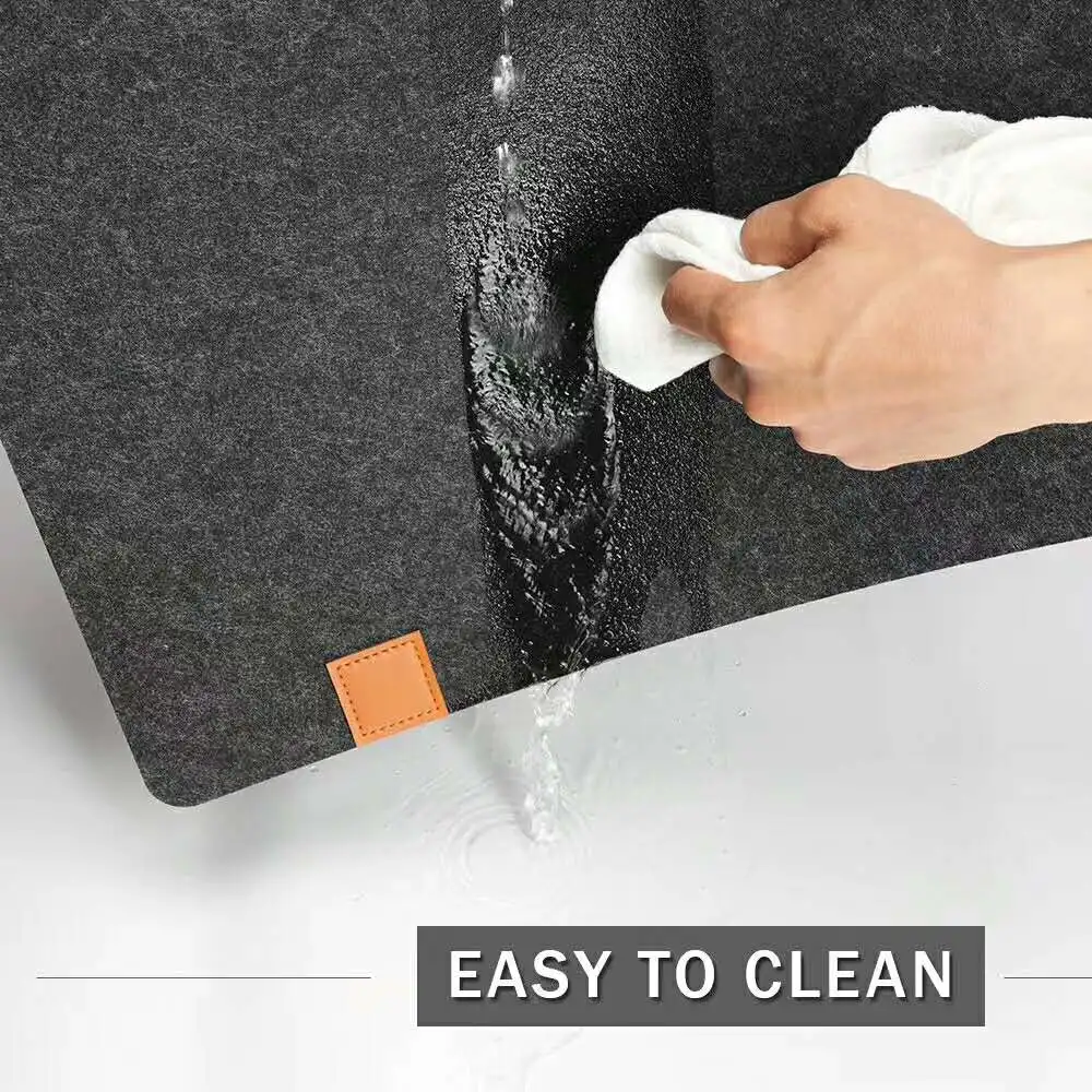 2020 Recyclable Felt Placemats Set Round Glass Coaster Rectangular