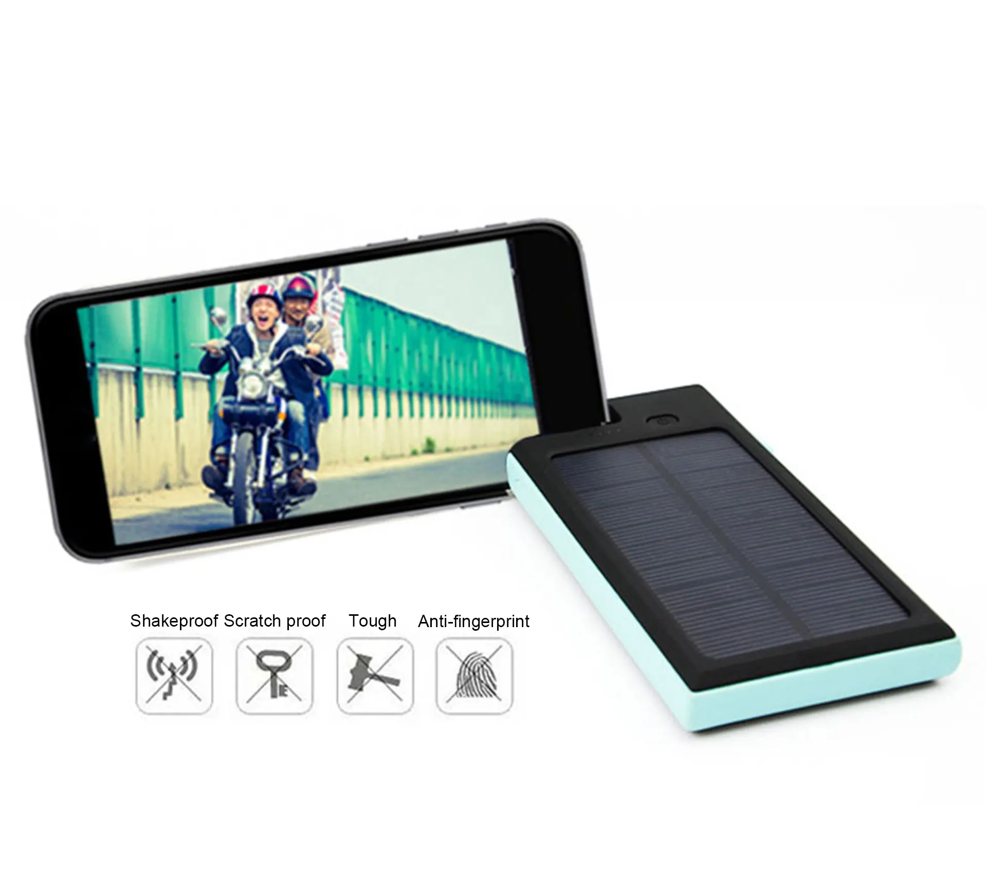 2020 Custom Logo Dual USB Mobile Phone Battery Charger Waterproof Solar Power Bank - ANKUX.COM