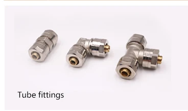 brass compression type elbow