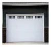 auto or manual steel panel garage doors